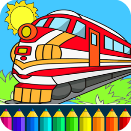 Train drawing game for kids App by Coloring Games