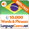 Learn Portuguese Words Free App by LanguageCourse.Net