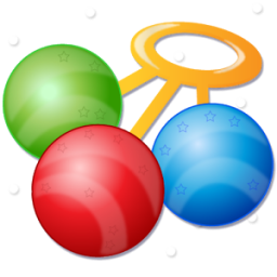 Baby Rattle Donate $1 App by kiddoware