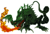 +dragon+green+monster+evil+fire+ clipart