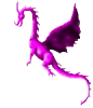 +dragon+purple+monster+flying+ clipart