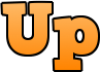 +word+text+up+orange+ clipart