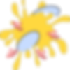 +splattered+bug+animation+yellow+ clipart