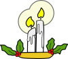 +candle+light+christmas+ clipart