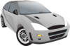 +grey+ford+focus+car+transportation+ clipart