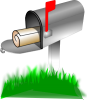 +mailbox+letter+mail+delivery+ clipart