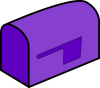 +purple+mailbox+ clipart