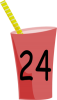 +drink+number+24+ clipart