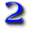 +number+blue+2+ clipart