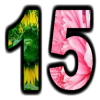 +number+flower+15+ clipart