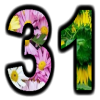 +number+flower+31+ clipart