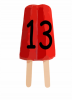 +popsicle+sweet+number+13+ clipart
