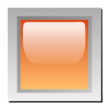 +glossy+square+button+round+border++orange+ clipart