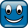 +happy+smiley+emoticon+emoji+blue+ clipart