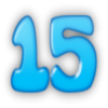+number+blue+15+ clipart