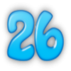 +number+blue+25+ clipart