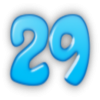 +number+blue+29+ clipart