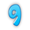 +number+blue+9+ clipart