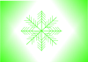 +snowflake+winter+green+ clipart