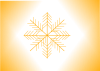 +snowflake+winter+orange+ clipart