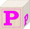 +block+alphabet+letter+p+ clipart