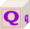 +block+alphabet+letter+q+ clipart