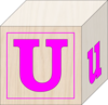 +block+alphabet+letter+u+ clipart