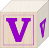 +block+alphabet+letter+v+ clipart