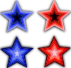 +blue+red+stars+ clipart