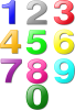 +colorful+gradient+numbers+0+thru+9+ clipart