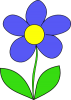 +blue+flower+blossom+plant+ clipart