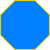 +blue+shape+octagon+ clipart
