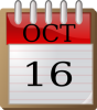 +calendar+date+month+day+october+16+ clipart