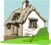 +cottage+house+dwelling+ clipart