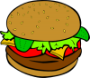 +fast+food+hamburger+eat+ clipart