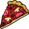 +piece+pizza+food+ clipart