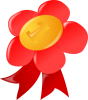 +red+first+place+ribbon+winner+award+ clipart
