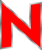 +red+letter+n+ clipart