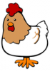+animal+bird+Chicken+cartoon+04+ clipart