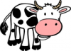 +farm+cattle+animal+cow+chewing+ clipart