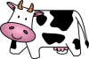 +farm+cattle+animal+cow+smiling+cartoon+ clipart