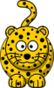 +feline+cartoon+leopard+ clipart