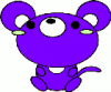 +rodent+mouse+toon+blue+ clipart