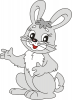 +bunny+animal+rabbit+talking+ clipart