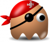 +character+arcade+pacman+game+pirate+ clipart