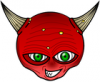 +scary+monster+red+devil+head+ clipart