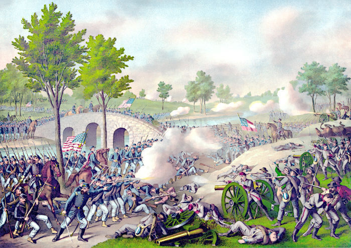 +history+civil+war+Battle+of+Antietam+by+Kurtz+ clipart