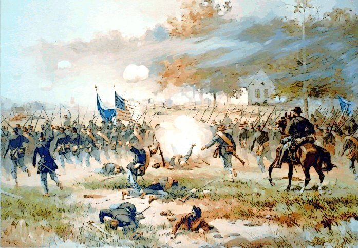 +history+civil+war+Battle+of+Antietam+by+Thulstrup+ clipart