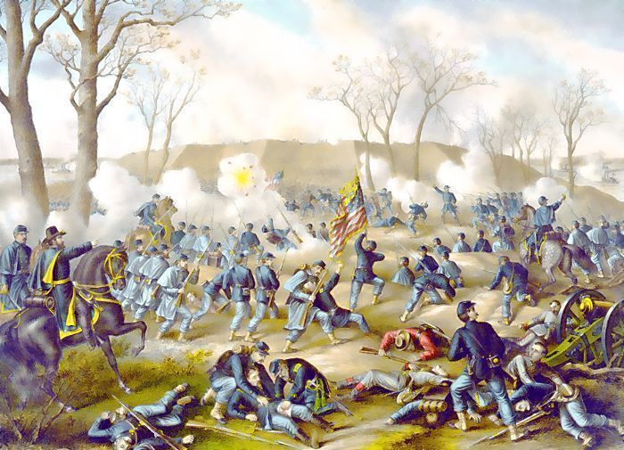 +history+civil+war+Battle+of+Fort+Donelson+ clipart