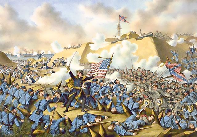 +history+civil+war+Battle+of+Fort+Fisher+ clipart